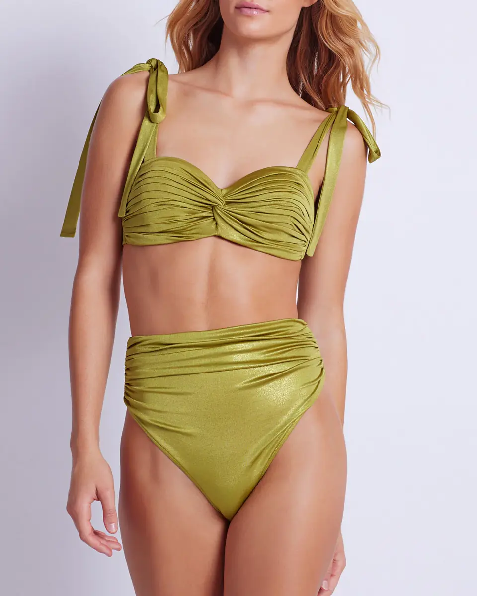 PatBo Metallic Jersey Bikini Bottom (FINAL SALE) | Thumbnail 3 PatBo Metallic Jersey Bikini Bottom (FINAL SALE) | Thumbnail 3