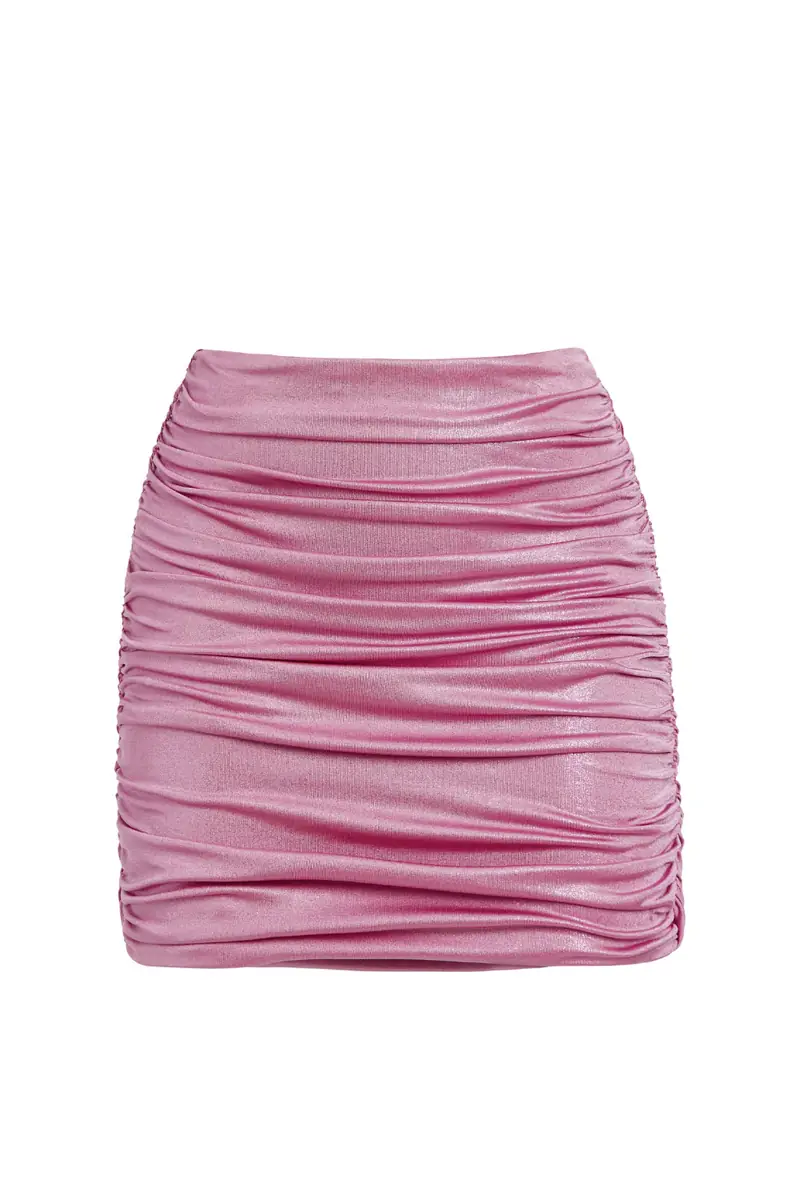 PatBo Metallic Jersey Mini Skirt (FINAL SALE) | Thumbnail 5 PatBo Metallic Jersey Mini Skirt (FINAL SALE) | Thumbnail 5