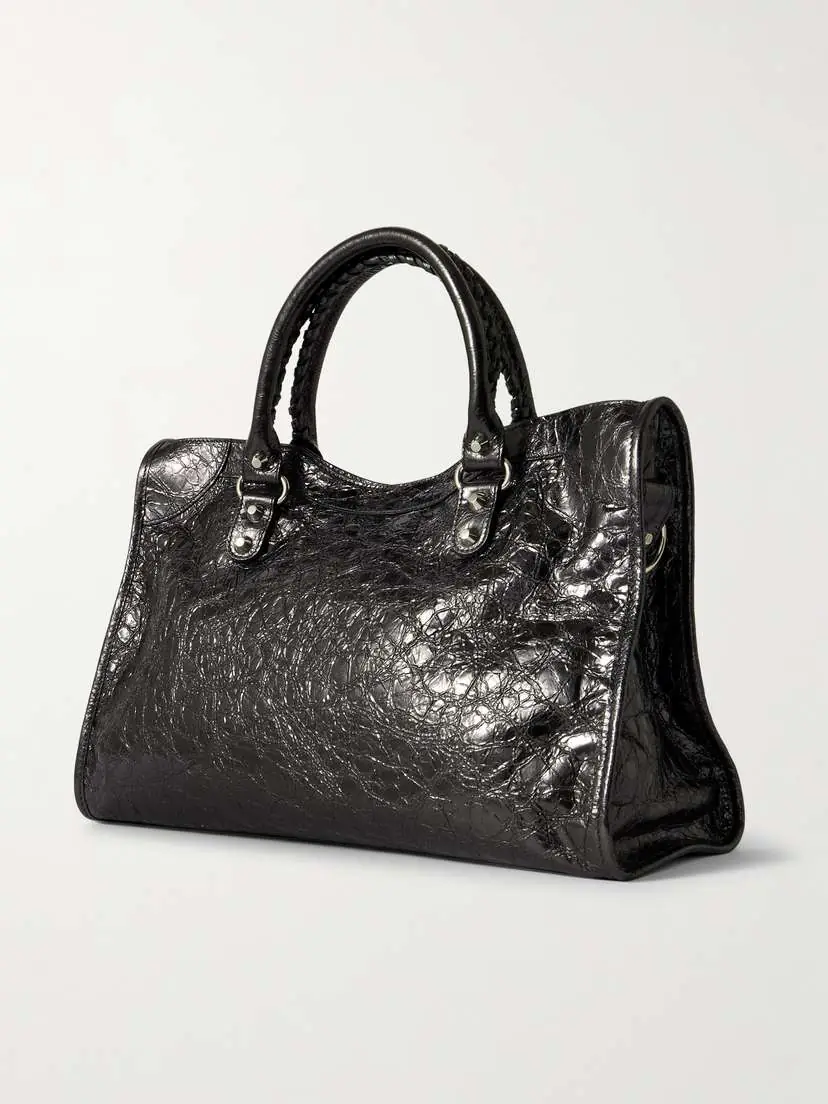 Balenciaga Le City Medium Textured-leather Tote | Thumbnail 3 Balenciaga Le City Medium Textured-leather Tote | Thumbnail 3