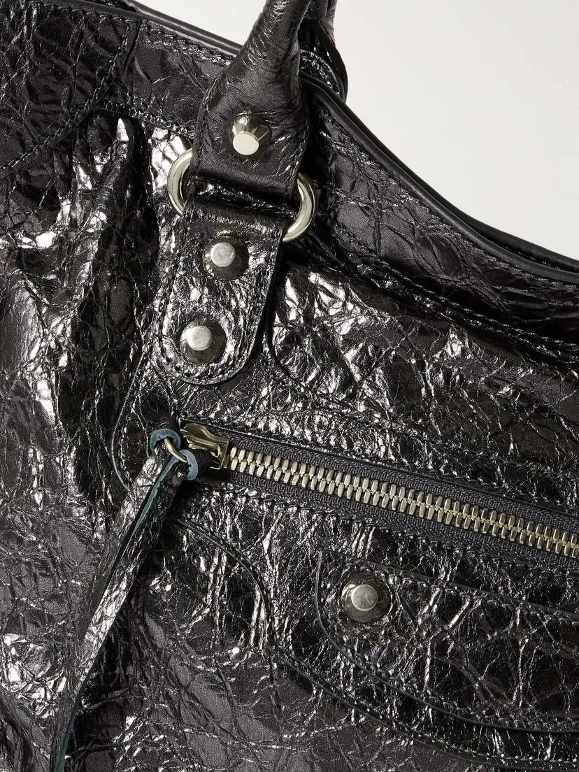 Balenciaga Le City Medium Textured-leather Tote | Thumbnail 4 Balenciaga Le City Medium Textured-leather Tote | Thumbnail 4