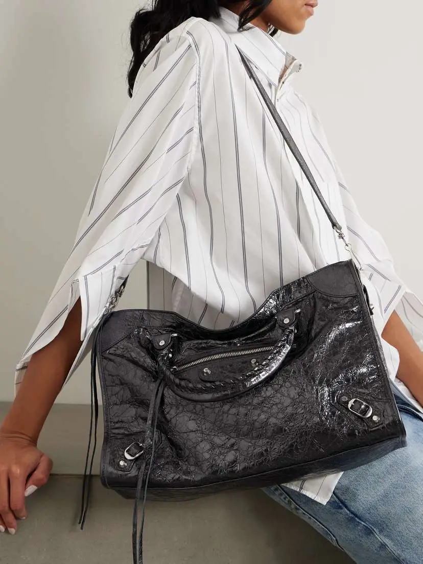 Balenciaga Le City Medium Textured-leather Tote | Thumbnail 6 Balenciaga Le City Medium Textured-leather Tote | Thumbnail 6