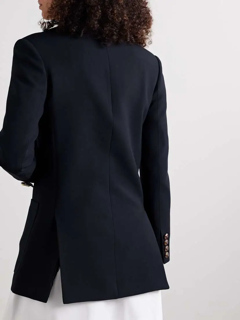Valentino Garavani Double-breasted Embroidered Wool Blazer | Thumbnail 4 Valentino Garavani Double-breasted Embroidered Wool Blazer | Thumbnail 4