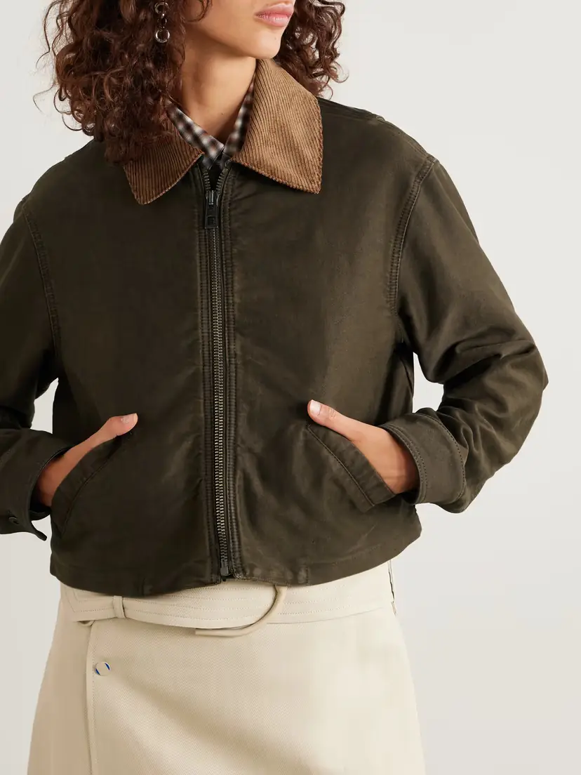 Loewe Corduroy-trimmed Cotton Jacket | Thumbnail 3