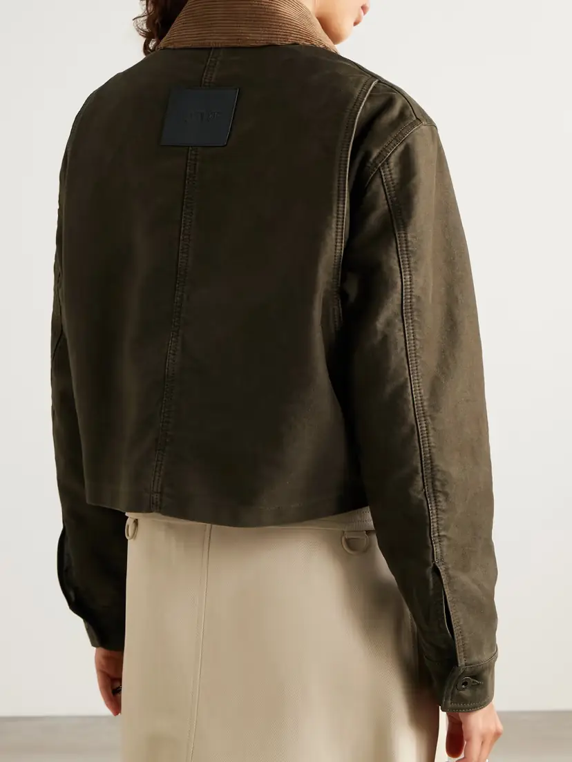 Loewe Corduroy-trimmed Cotton Jacket | Thumbnail 4