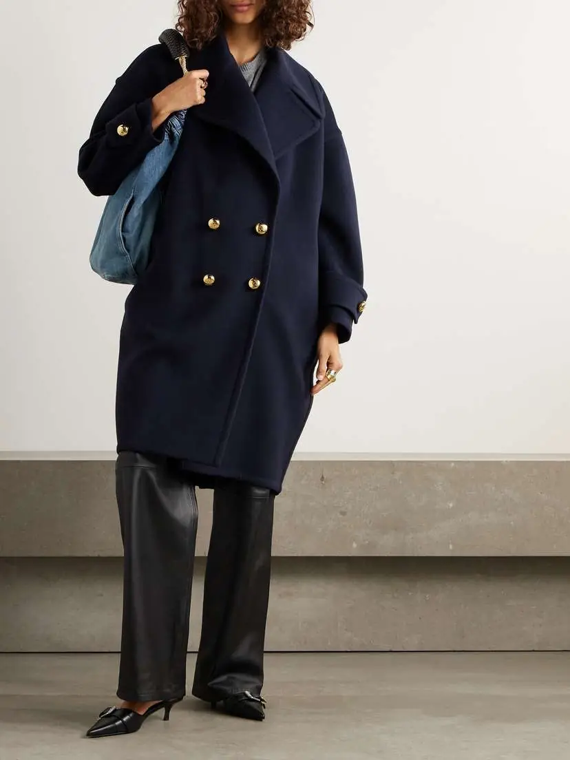 Loewe Oversized Double-breasted Wool Coat | Thumbnail 3