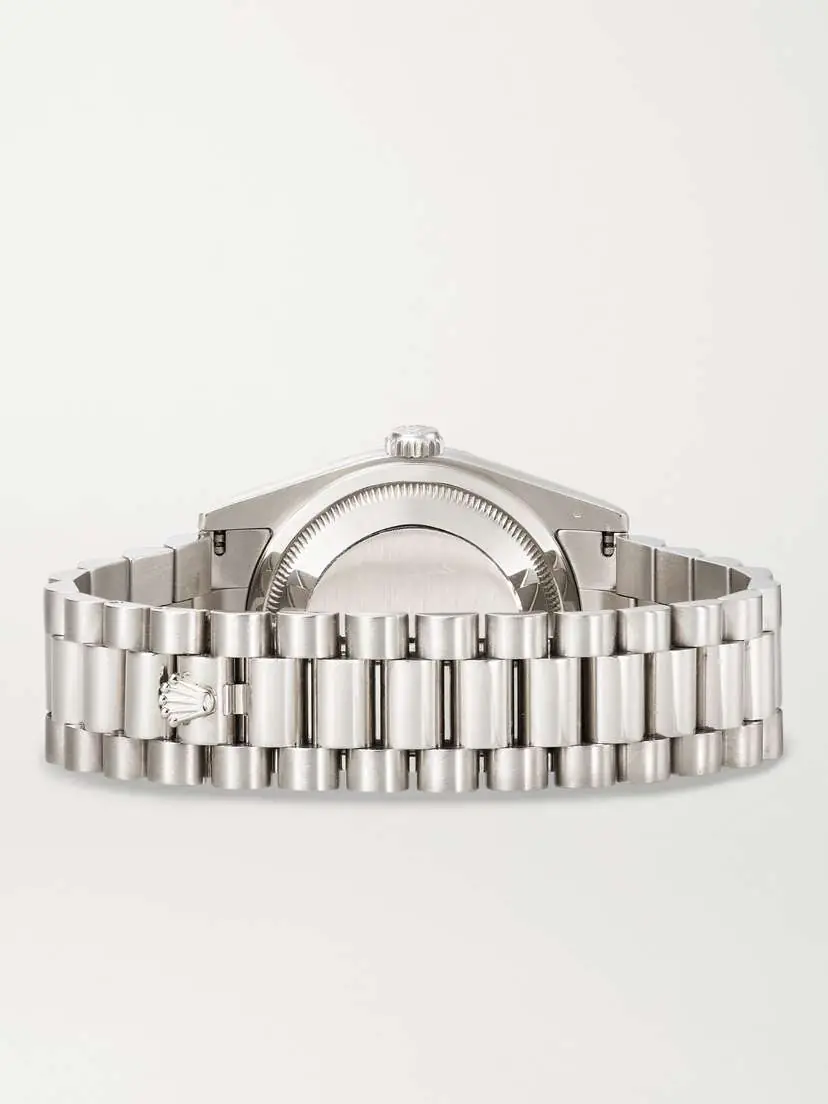 Stephanie Windsor + Rolex Vintage 2002 Oyster Perpetual Day-date Automatic 36mm 18-karat White Gold And Diamond Watch, Ref. No., 118209 | Thumbnail 6 Stephanie Windsor + Rolex Vintage 2002 Oyster Perpetual Day-date Automatic 36mm 18-karat White Gold And Diamond Watch, Ref. No., 118209 | Thumbnail 6