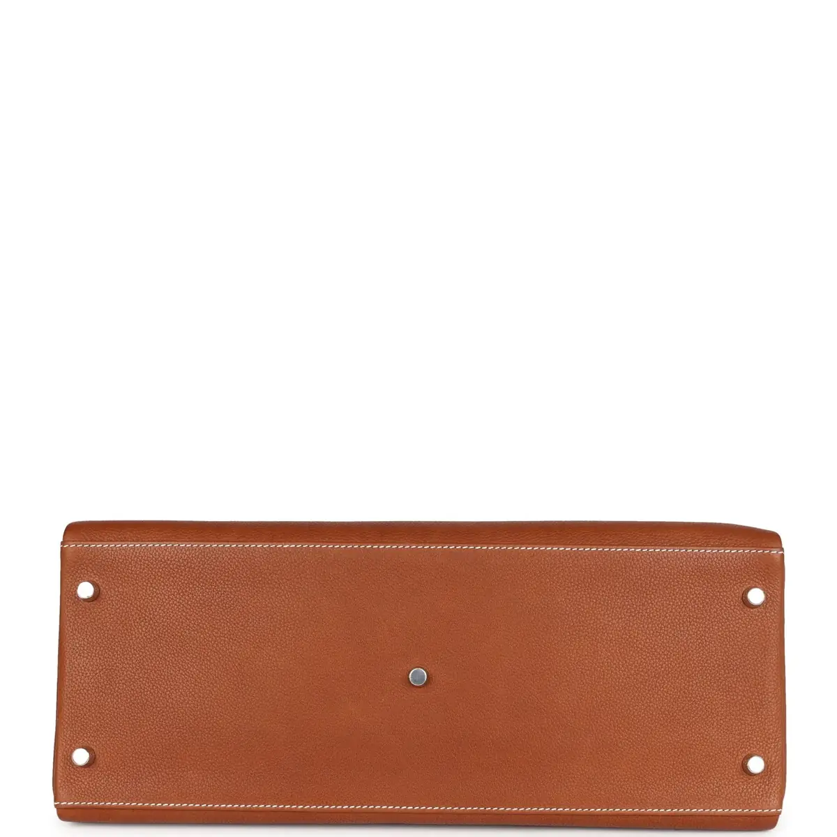 HERMÈS Hermes Kelly 42 Maxi Fauve Barenia Faubourg Palladium Hardware | Thumbnail 6 HERMÈS Hermes Kelly 42 Maxi Fauve Barenia Faubourg Palladium Hardware | Thumbnail 6