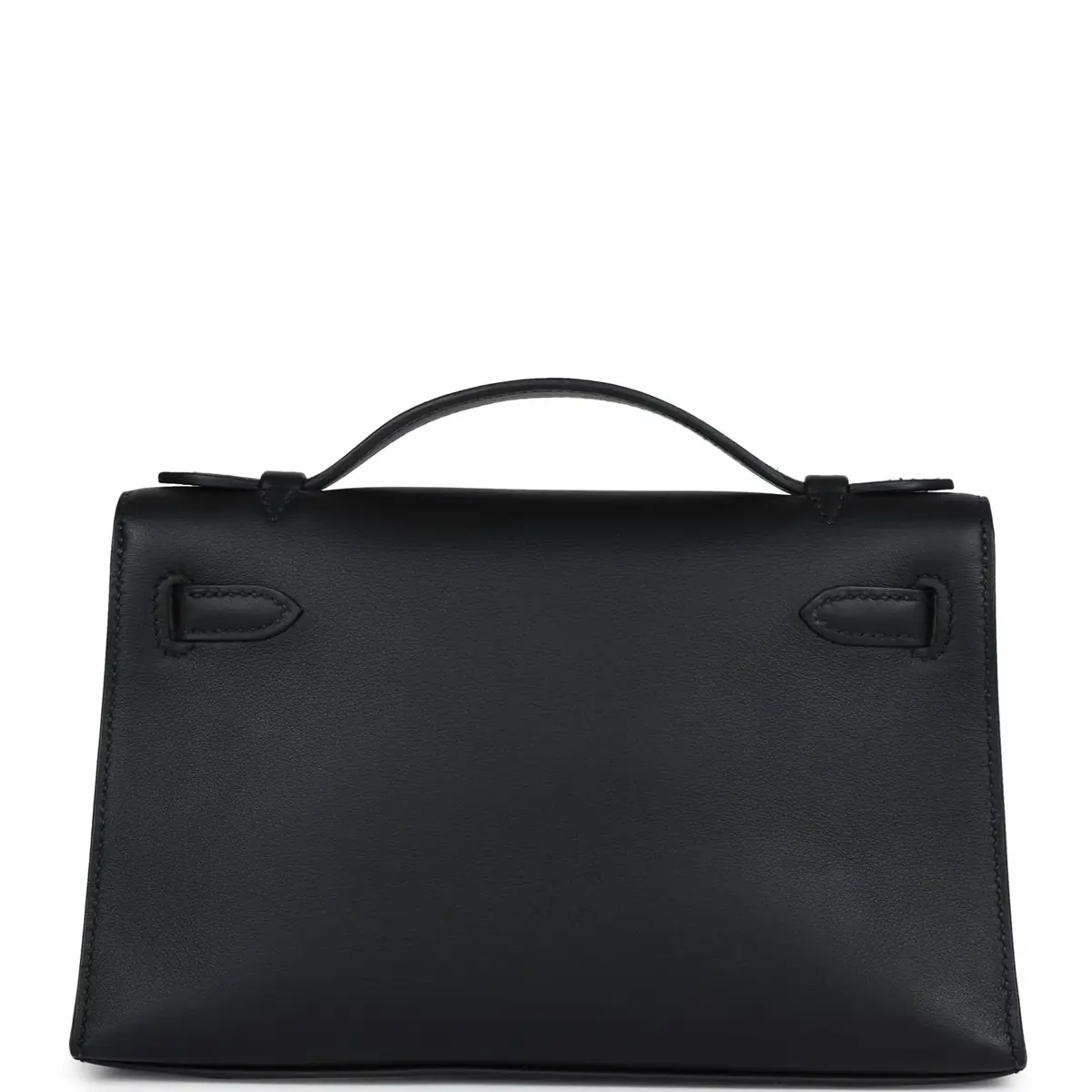 HERMÈS Hermes Kelly Pochette Black Swift Gold Hardware | Thumbnail 5 HERMÈS Hermes Kelly Pochette Black Swift Gold Hardware | Thumbnail 5