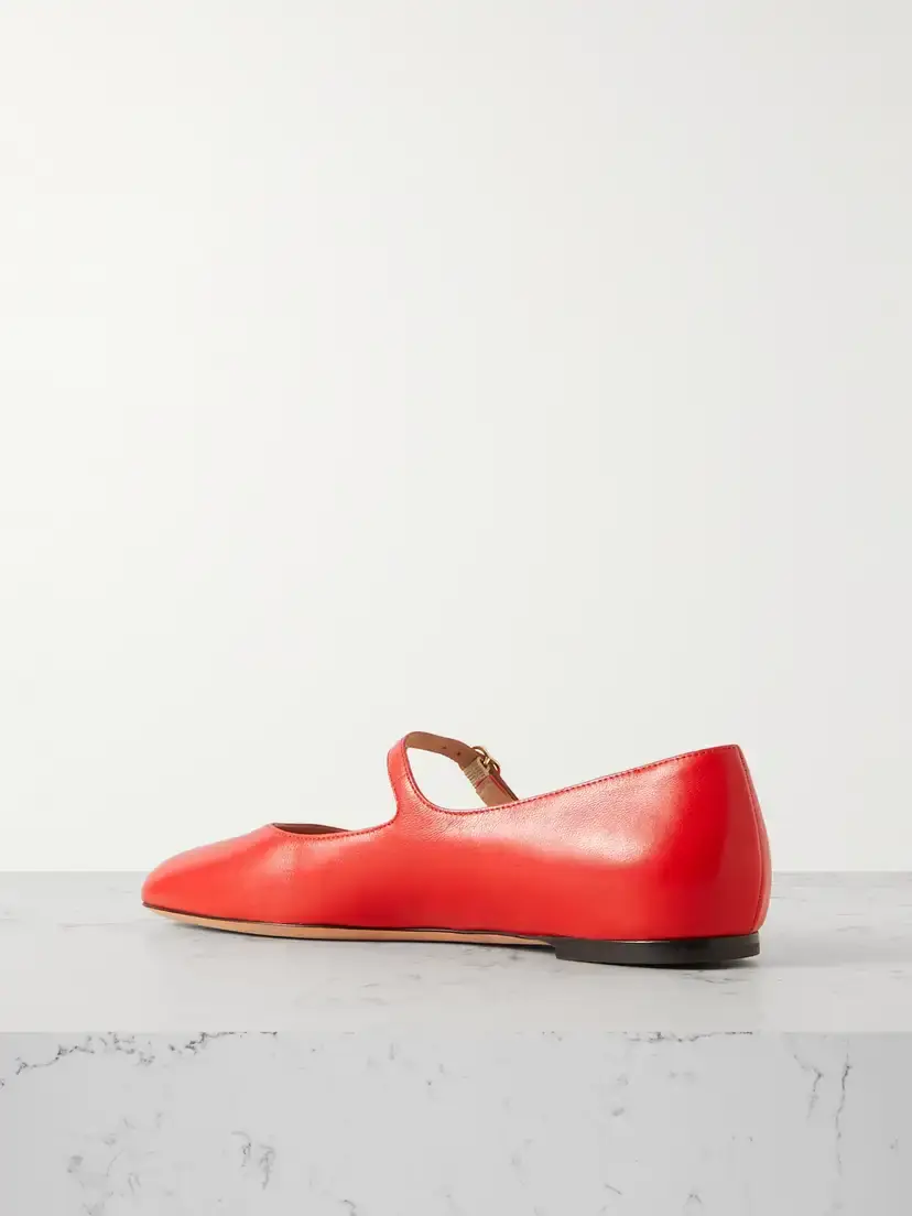 BALLY Banya Leather Mary Jane Ballet Flats | Thumbnail 3 BALLY Banya Leather Mary Jane Ballet Flats | Thumbnail 3