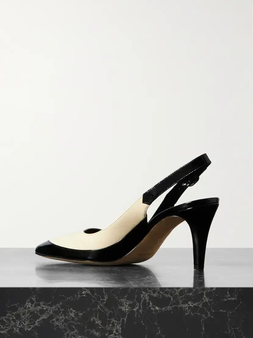 Manolo Blahnik Telemaca 70 Leather Slingback Pumps | Thumbnail 3 Manolo Blahnik Telemaca 70 Leather Slingback Pumps | Thumbnail 3