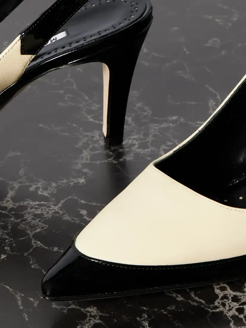 Manolo Blahnik Telemaca 70 Leather Slingback Pumps | Thumbnail 4 Manolo Blahnik Telemaca 70 Leather Slingback Pumps | Thumbnail 4