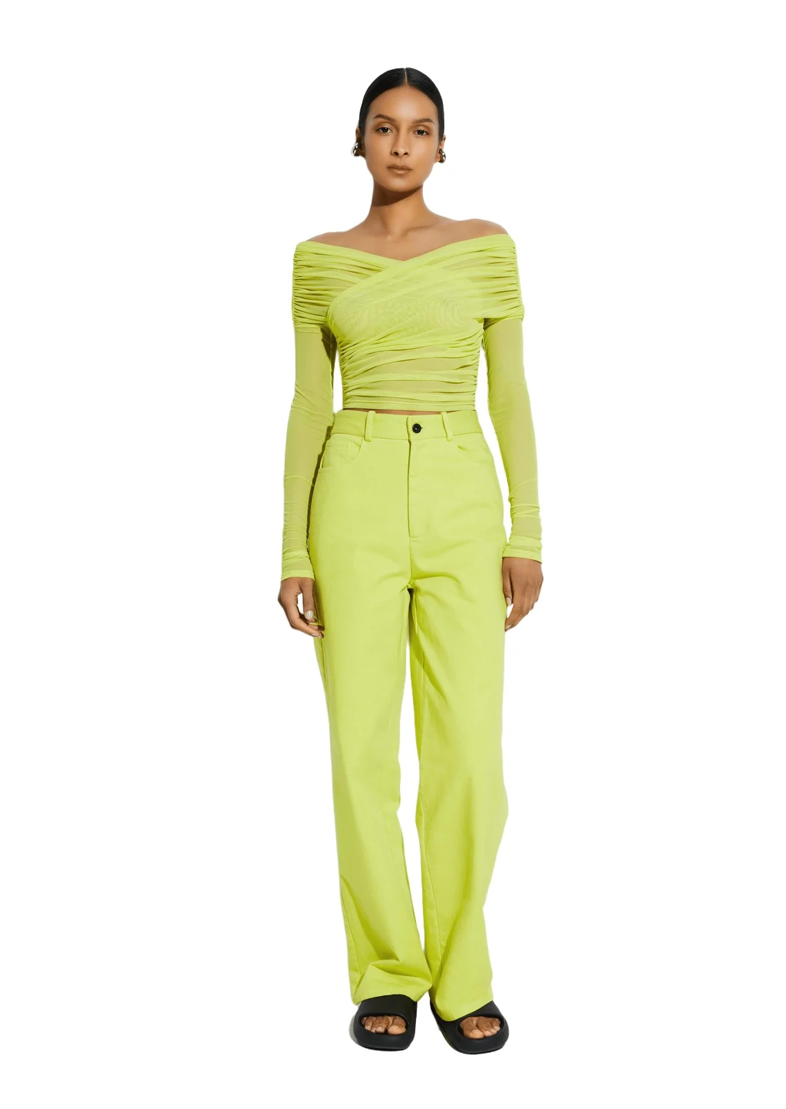 Lapointe Denim Straight Leg Pant