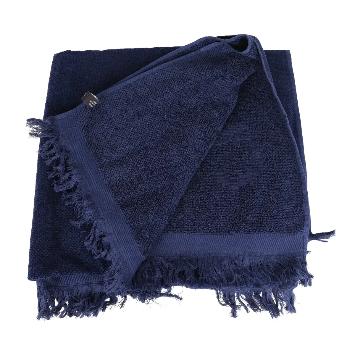 Chanel Chanel CC Beach Tote Bag & Towel Set Navy Blue Canvas & Terry | Thumbnail 11 Chanel Chanel CC Beach Tote Bag & Towel Set Navy Blue Canvas & Terry | Thumbnail 11