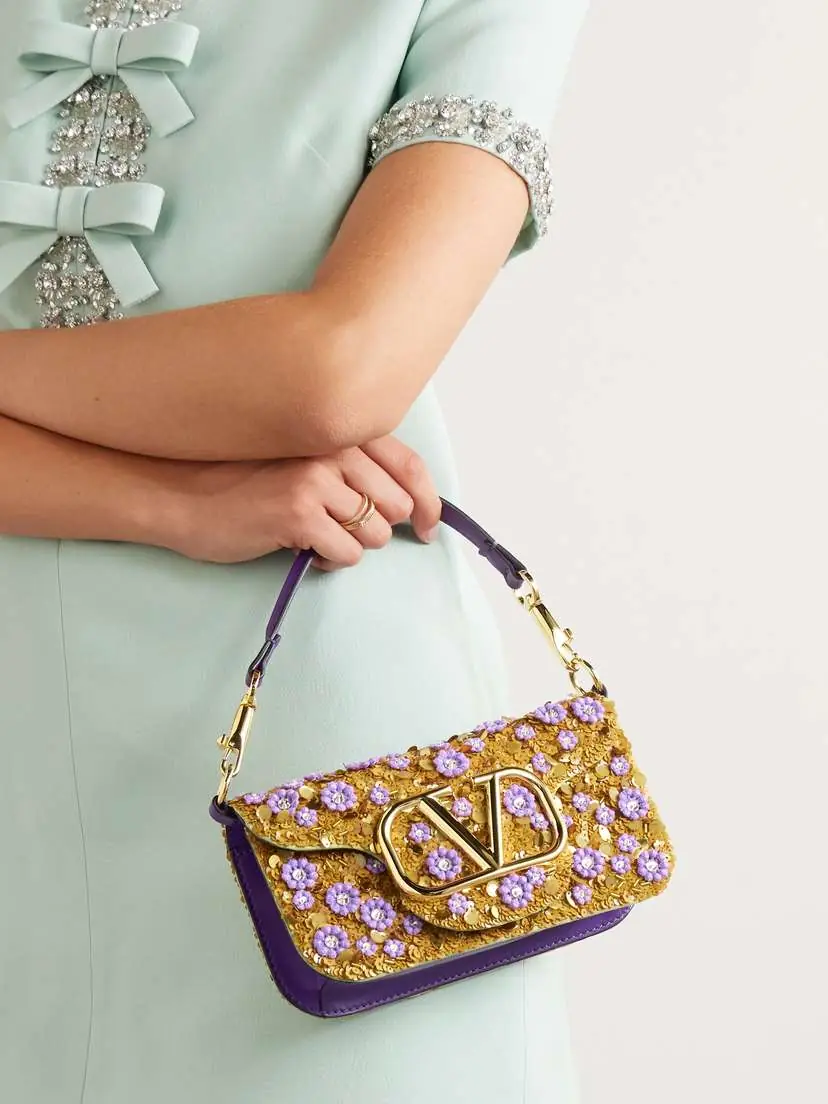 Valentino Garavani Locò Small Embellished Leather Bag | Thumbnail 2 Valentino Garavani Locò Small Embellished Leather Bag | Thumbnail 2