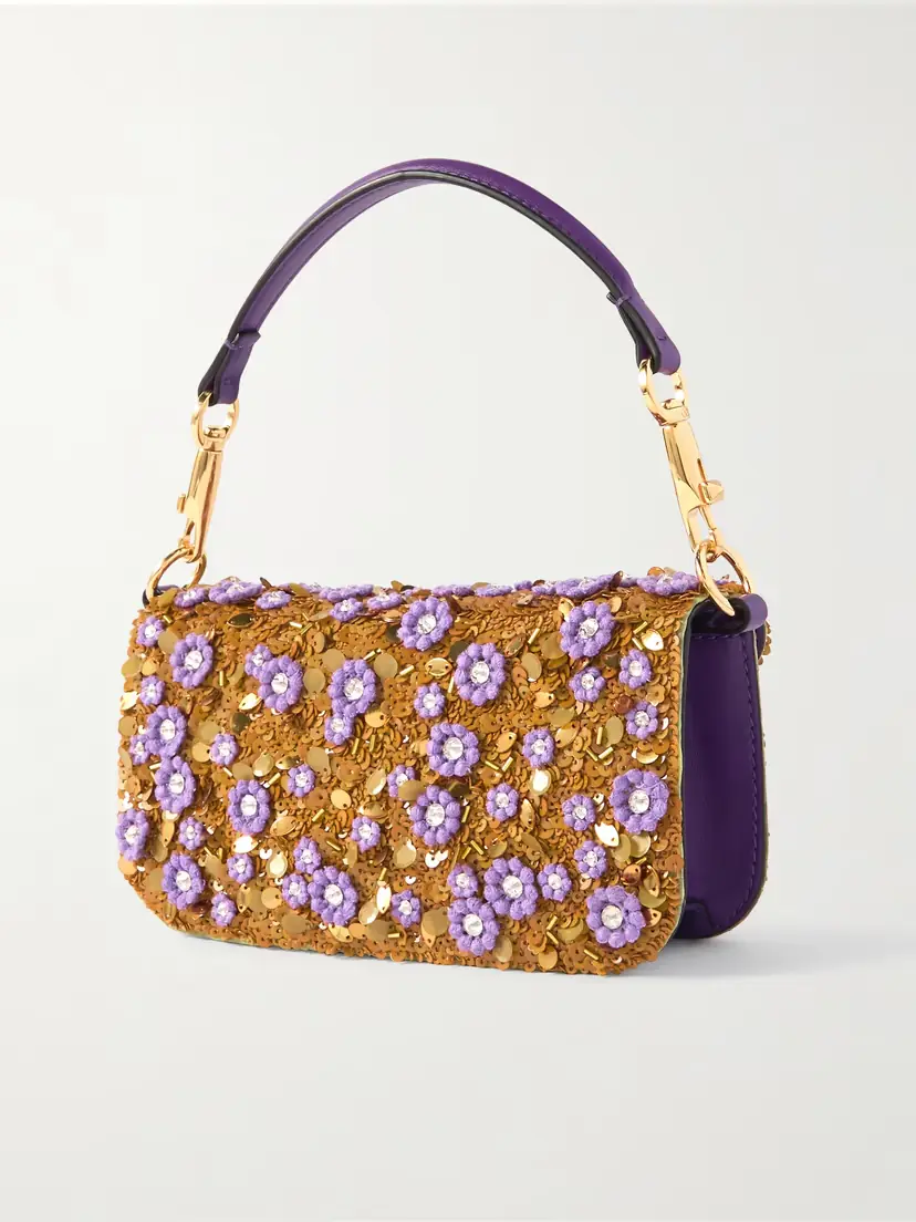 Valentino Garavani Locò Small Embellished Leather Bag | Thumbnail 3 Valentino Garavani Locò Small Embellished Leather Bag | Thumbnail 3