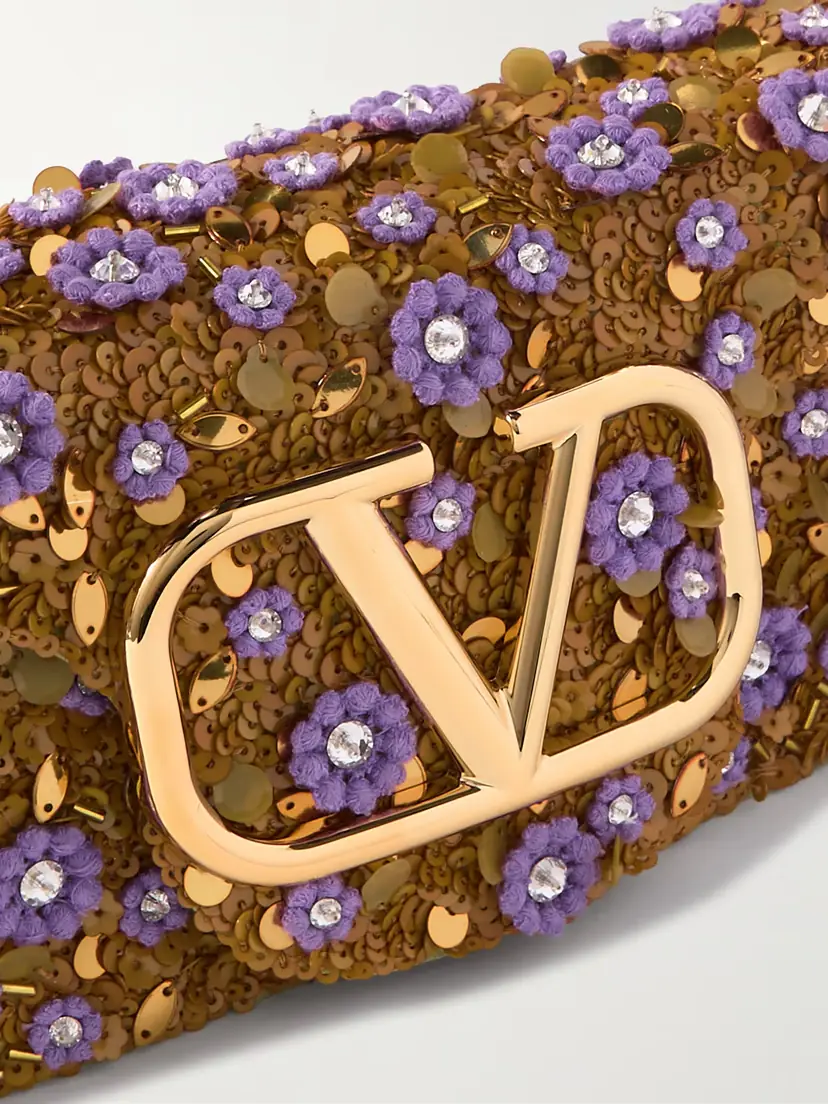 Valentino Garavani Locò Small Embellished Leather Bag | Thumbnail 4 Valentino Garavani Locò Small Embellished Leather Bag | Thumbnail 4