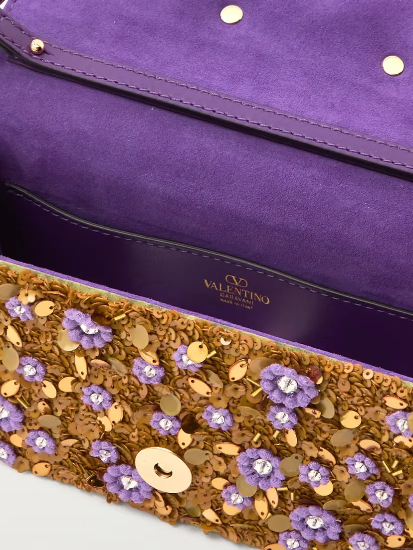 Valentino Garavani Locò Small Embellished Leather Bag | Thumbnail 5 Valentino Garavani Locò Small Embellished Leather Bag | Thumbnail 5