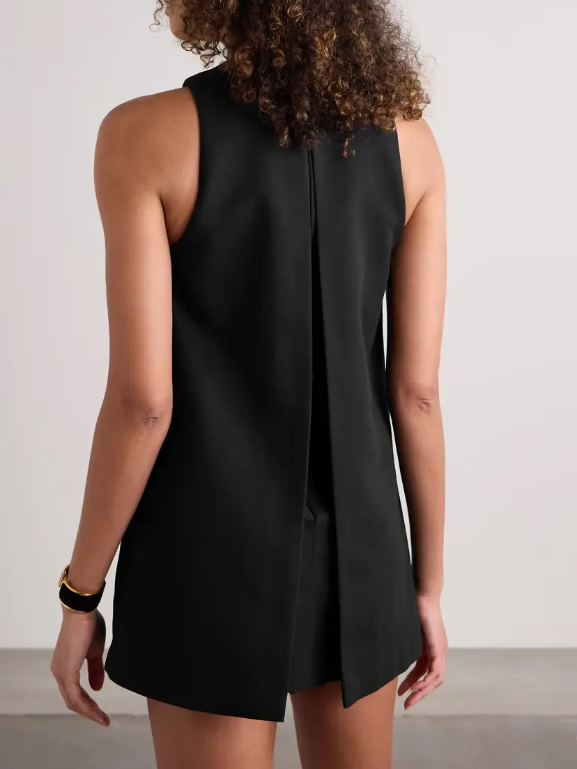 Brandon Maxwell The Cory Layered Cutout Cotton Mini Dress | Thumbnail 3