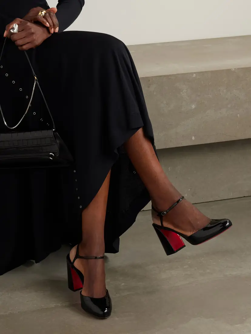 Christian Louboutin Jane 85 Patent-leather Pumps | Thumbnail 2 Christian Louboutin Jane 85 Patent-leather Pumps | Thumbnail 2