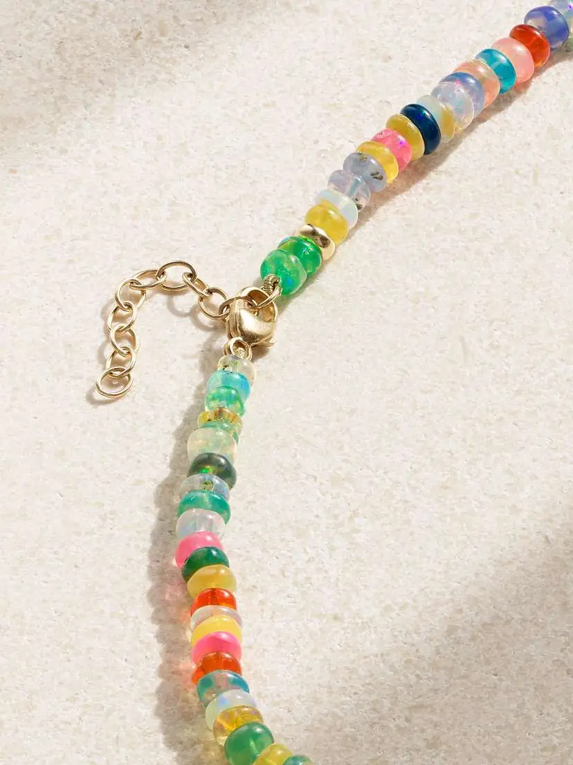 JIA JIA Gold Multi-stone Anklet | Thumbnail 3
