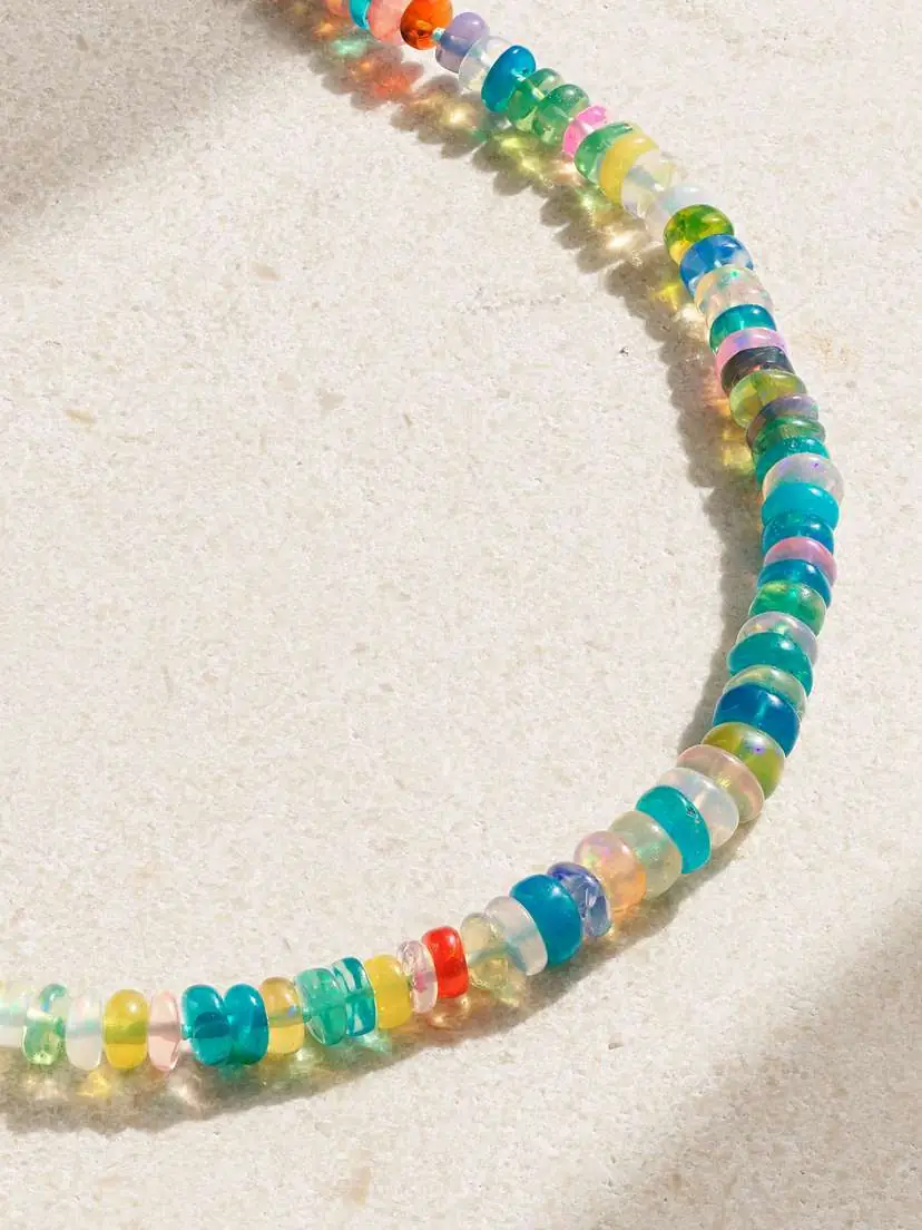 JIA JIA Gold Multi-stone Anklet | Thumbnail 4