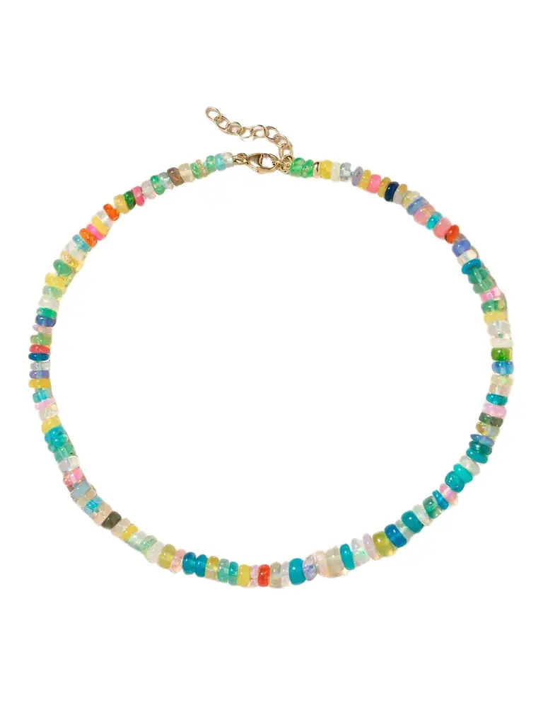JIA JIA Gold Multi-stone Anklet | Image 1 JIA JIA Gold Multi-stone Anklet | Image 1