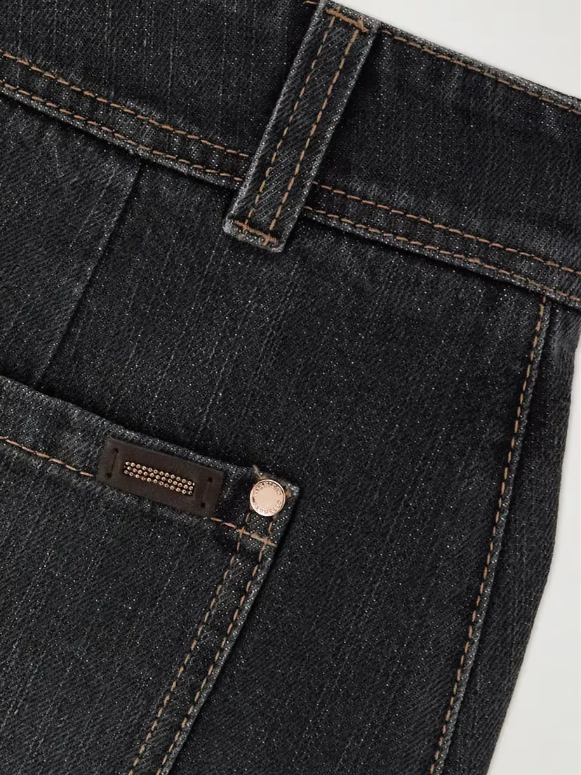Brunello Cucinelli Pleated Boyfriend Jeans | Thumbnail 6 Brunello Cucinelli Pleated Boyfriend Jeans | Thumbnail 6