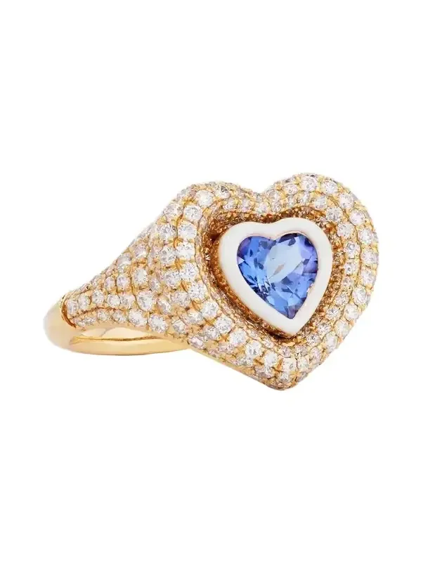 Manaal 2.0 18-karat Gold, Diamond And Tanzanite Ring - Blue Manaal 2.0 18-karat Gold, Diamond And Tanzanite Ring - Blue