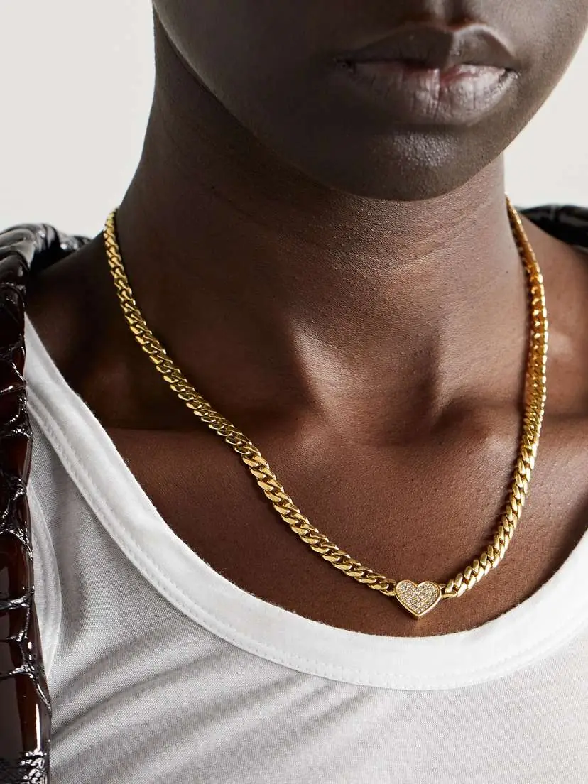 Established 18-karat Gold Diamond Necklace | Thumbnail 2 Established 18-karat Gold Diamond Necklace | Thumbnail 2
