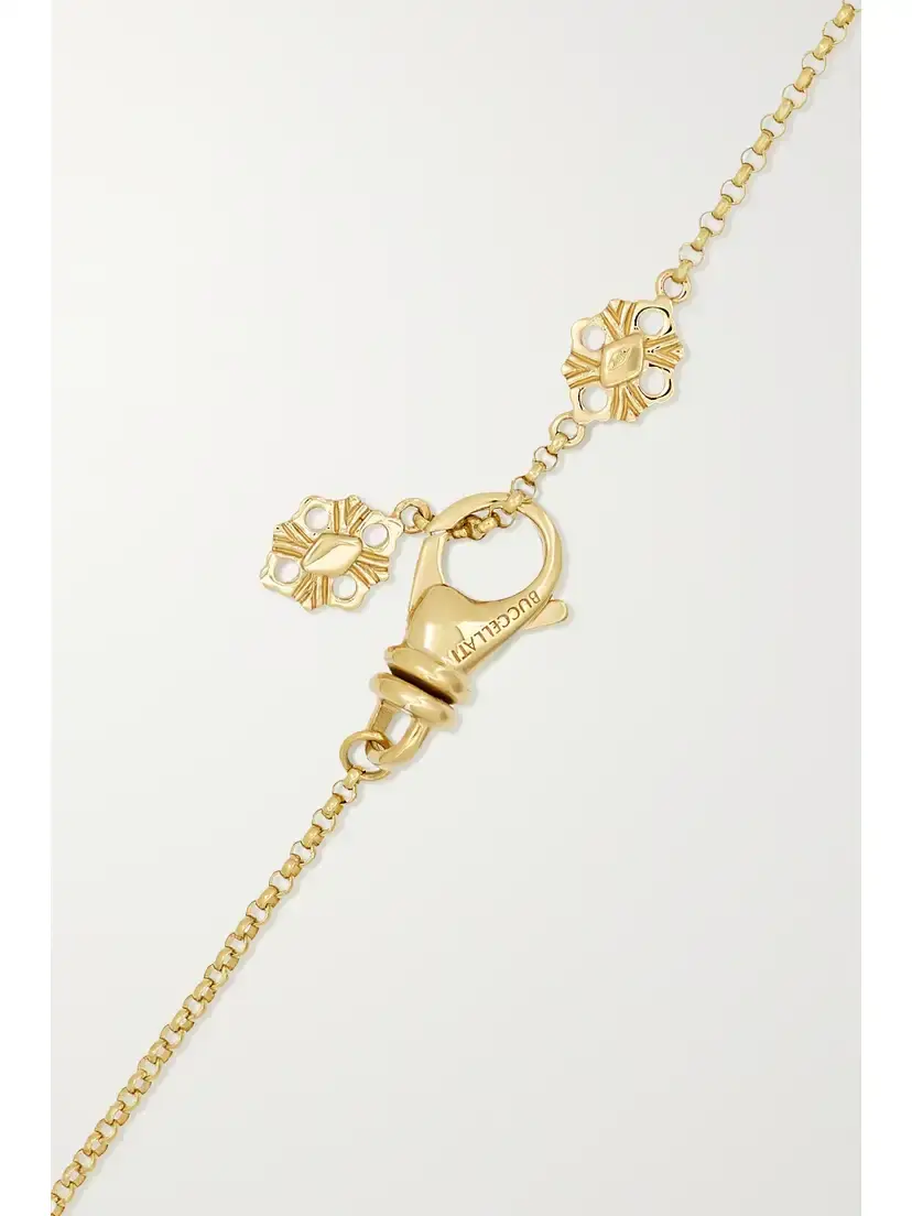 Buccellati Opera Tulle 18-karat Gold And Enamel Necklace | Thumbnail 3 Buccellati Opera Tulle 18-karat Gold And Enamel Necklace | Thumbnail 3