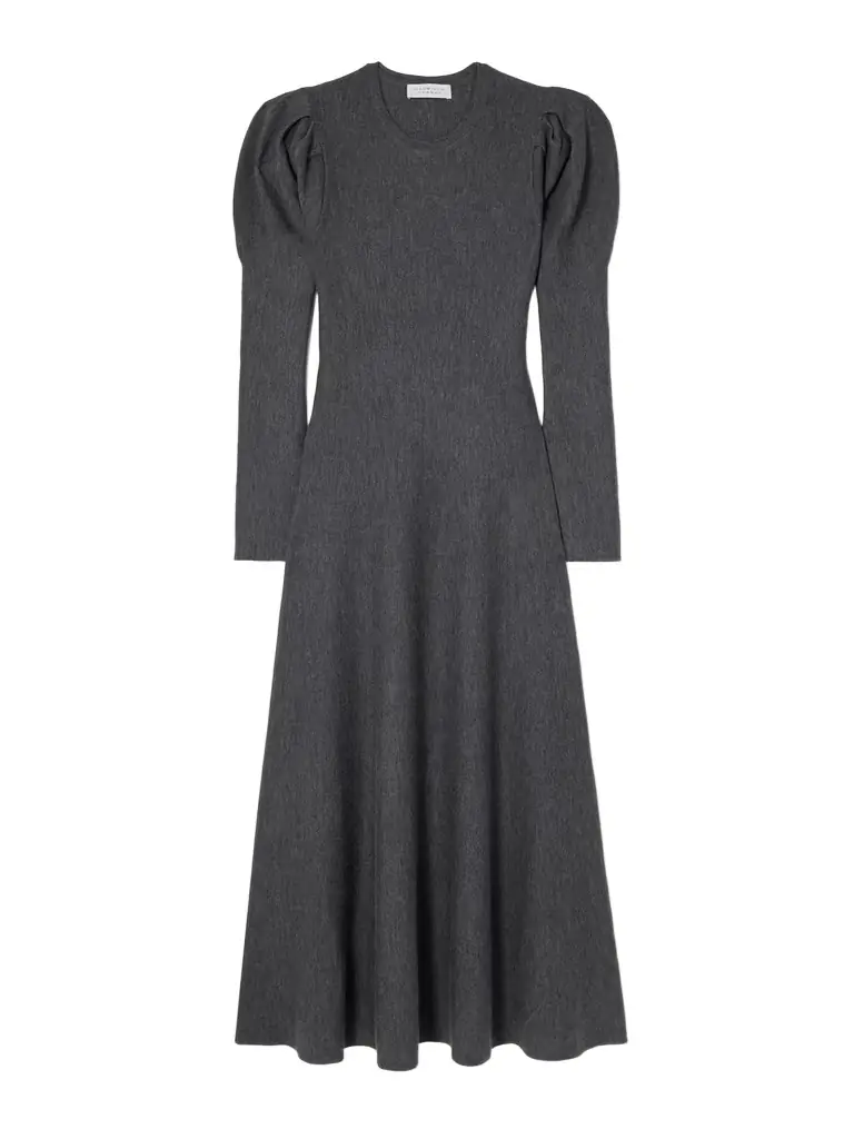 Hannah Wool And Cashmere-blend Midi Dress
