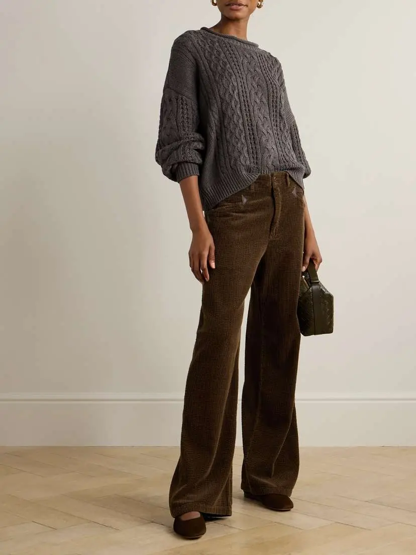 Denimist Cable-knit Cotton-blend Sweater | Thumbnail 2 Denimist Cable-knit Cotton-blend Sweater | Thumbnail 2