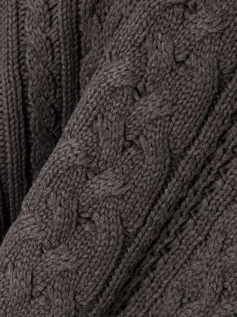 Denimist Cable-knit Cotton-blend Sweater | Thumbnail 4 Denimist Cable-knit Cotton-blend Sweater | Thumbnail 4