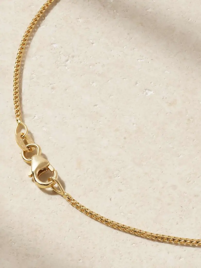 Established Mom Tattoo Small 18-karat Gold Diamond Necklace | Thumbnail 3 Established Mom Tattoo Small 18-karat Gold Diamond Necklace | Thumbnail 3