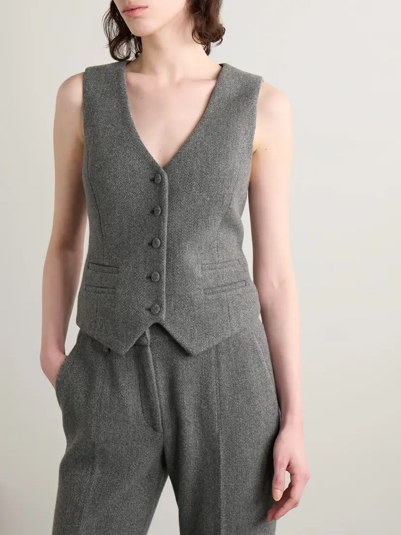 Gabriela Hearst Coleridge Wool And Cashmere-blend Vest | Thumbnail 3 Gabriela Hearst Coleridge Wool And Cashmere-blend Vest | Thumbnail 3