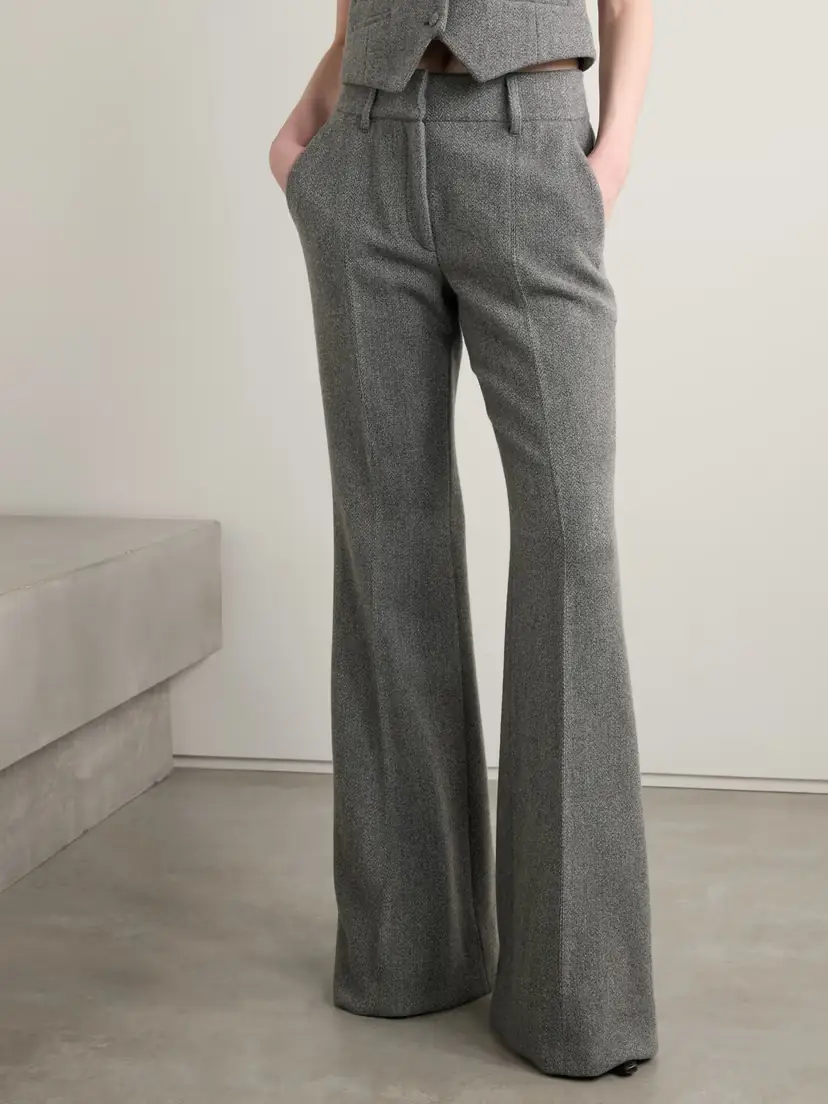 Gabriela Hearst Rhein Wool And Cashmere-blend Flared Pants | Thumbnail 3 Gabriela Hearst Rhein Wool And Cashmere-blend Flared Pants | Thumbnail 3