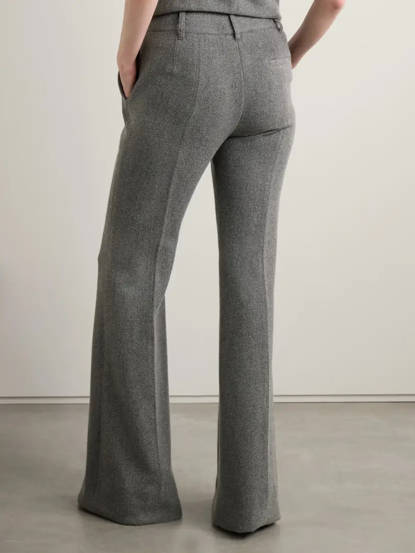 Gabriela Hearst Rhein Wool And Cashmere-blend Flared Pants | Thumbnail 4 Gabriela Hearst Rhein Wool And Cashmere-blend Flared Pants | Thumbnail 4
