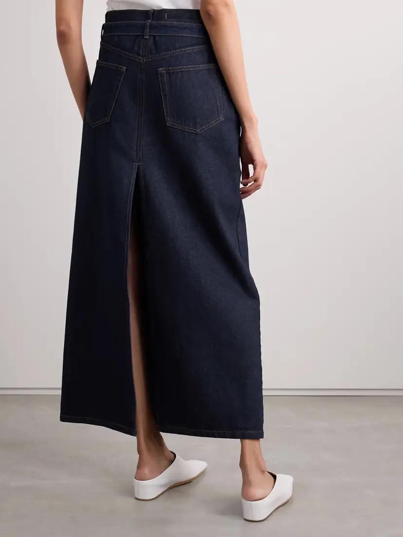 Proenza Schouler Calder Belted Denim Maxi Skirt | Thumbnail 4 Proenza Schouler Calder Belted Denim Maxi Skirt | Thumbnail 4