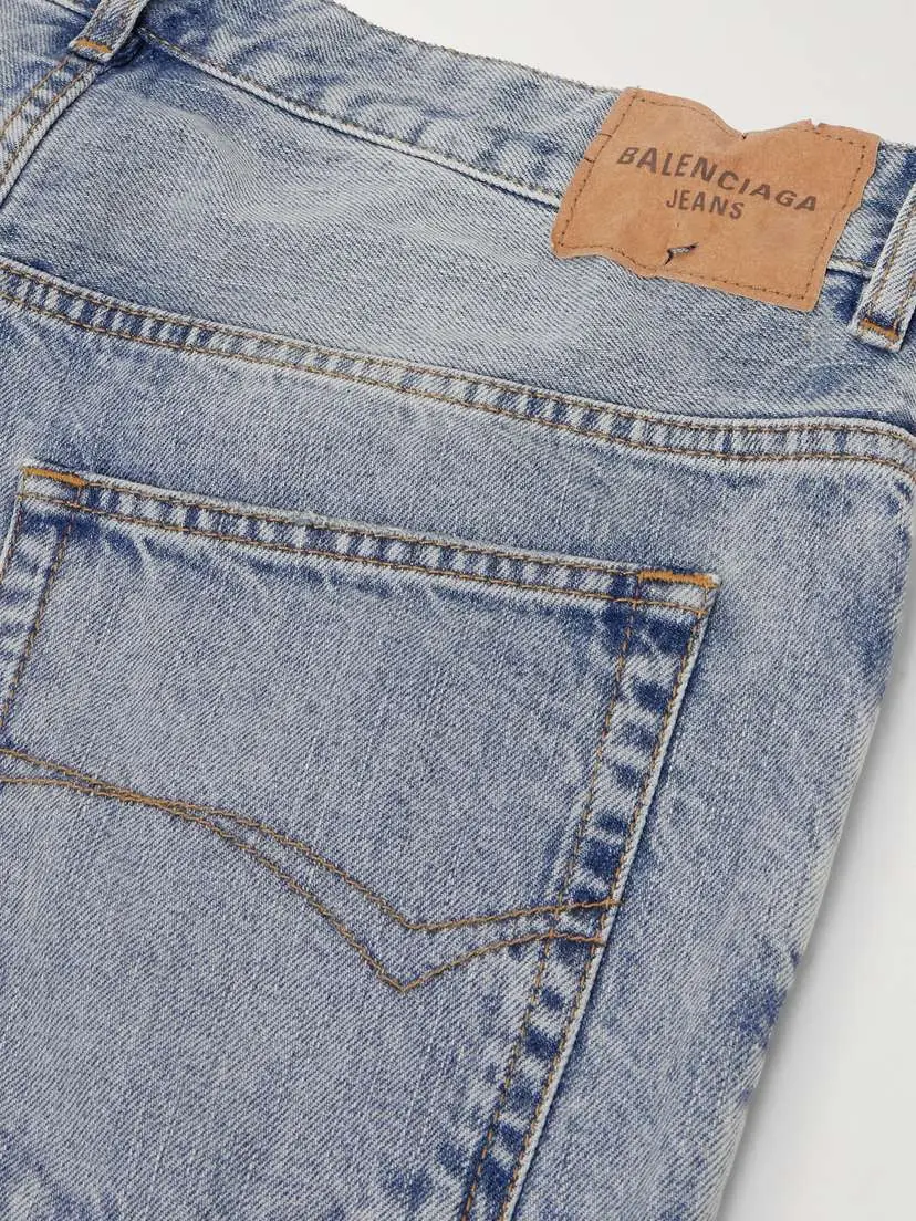 Balenciaga Distressed Low-rise Flared Jeans | Thumbnail 6