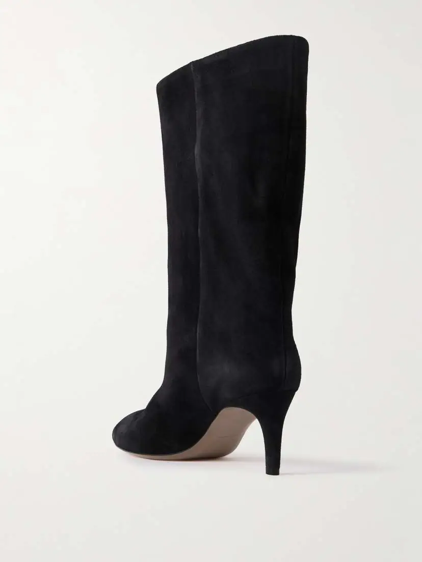 Paris Texas Stiletto Suede Knee Boots | Thumbnail 3