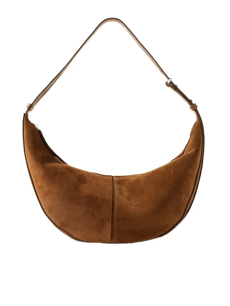 Proenza Schouler Slide Paneled Suede Shoulder Bag | Image 1 Proenza Schouler Slide Paneled Suede Shoulder Bag | Image 1