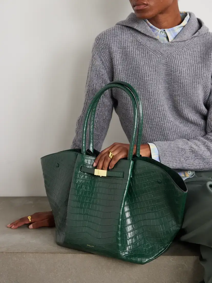 DeMellier New York Croc-effect Leather Tote | Thumbnail 2