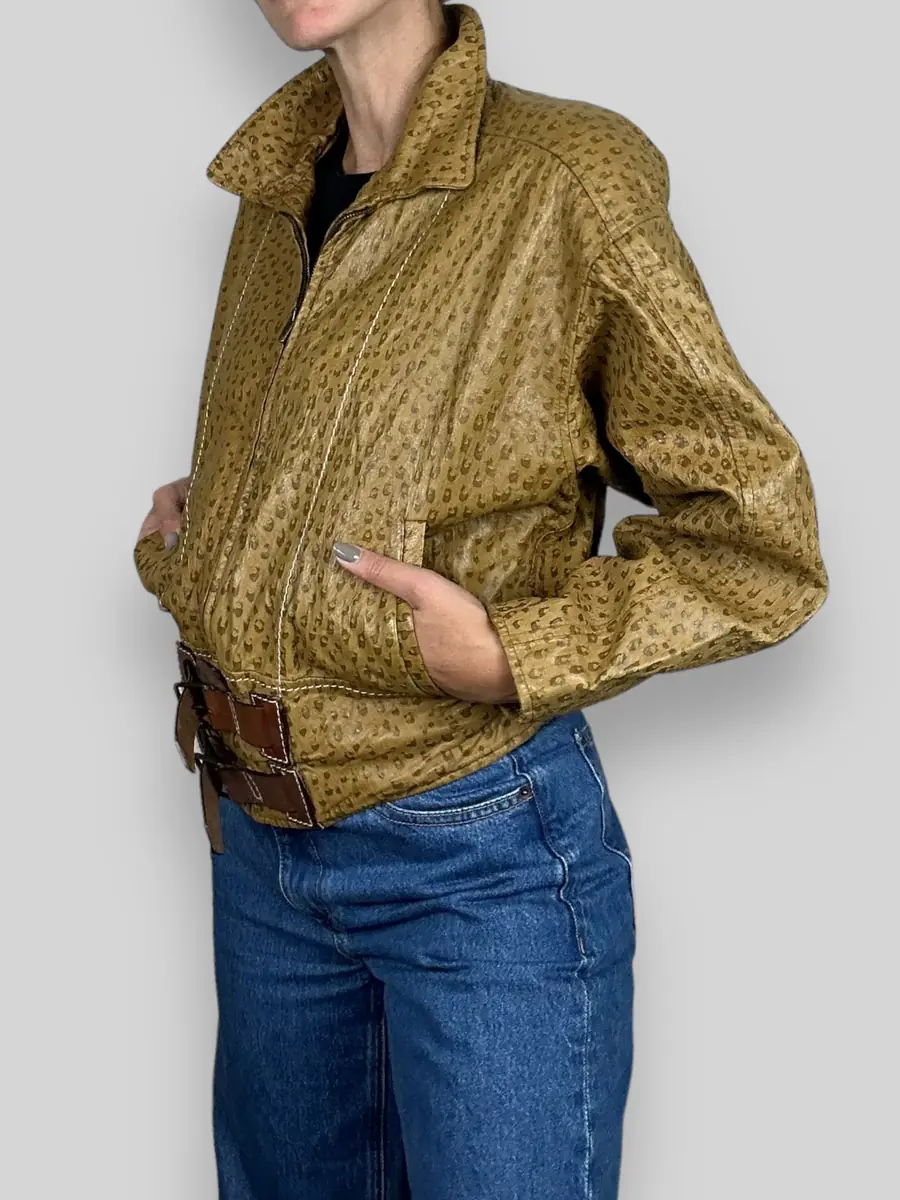 Jen Wonders Studio Leather Tan Jacket | Thumbnail 12 Jen Wonders Studio Leather Tan Jacket | Thumbnail 12
