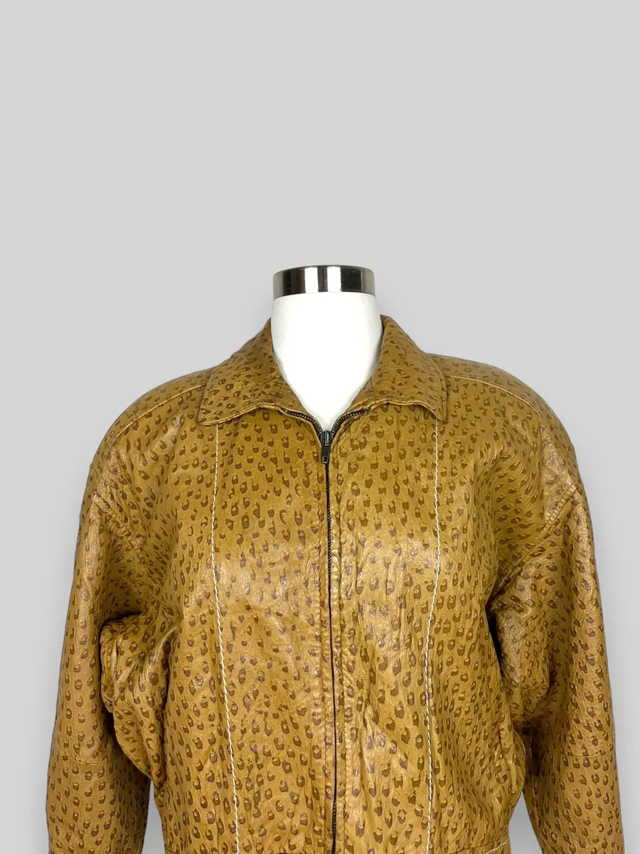 Jen Wonders Studio Leather Tan Jacket | Thumbnail 6 Jen Wonders Studio Leather Tan Jacket | Thumbnail 6