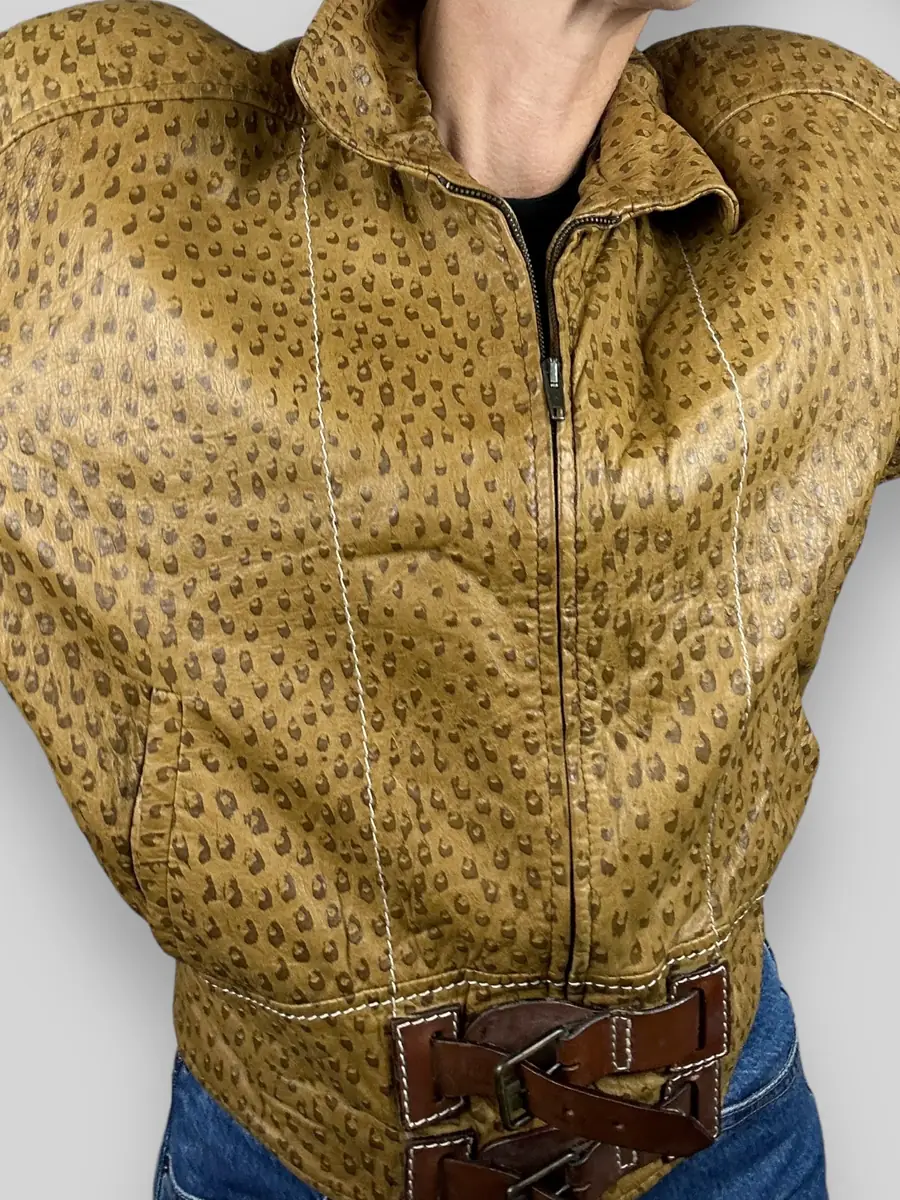 Jen Wonders Studio Leather Tan Jacket | Thumbnail 10 Jen Wonders Studio Leather Tan Jacket | Thumbnail 10