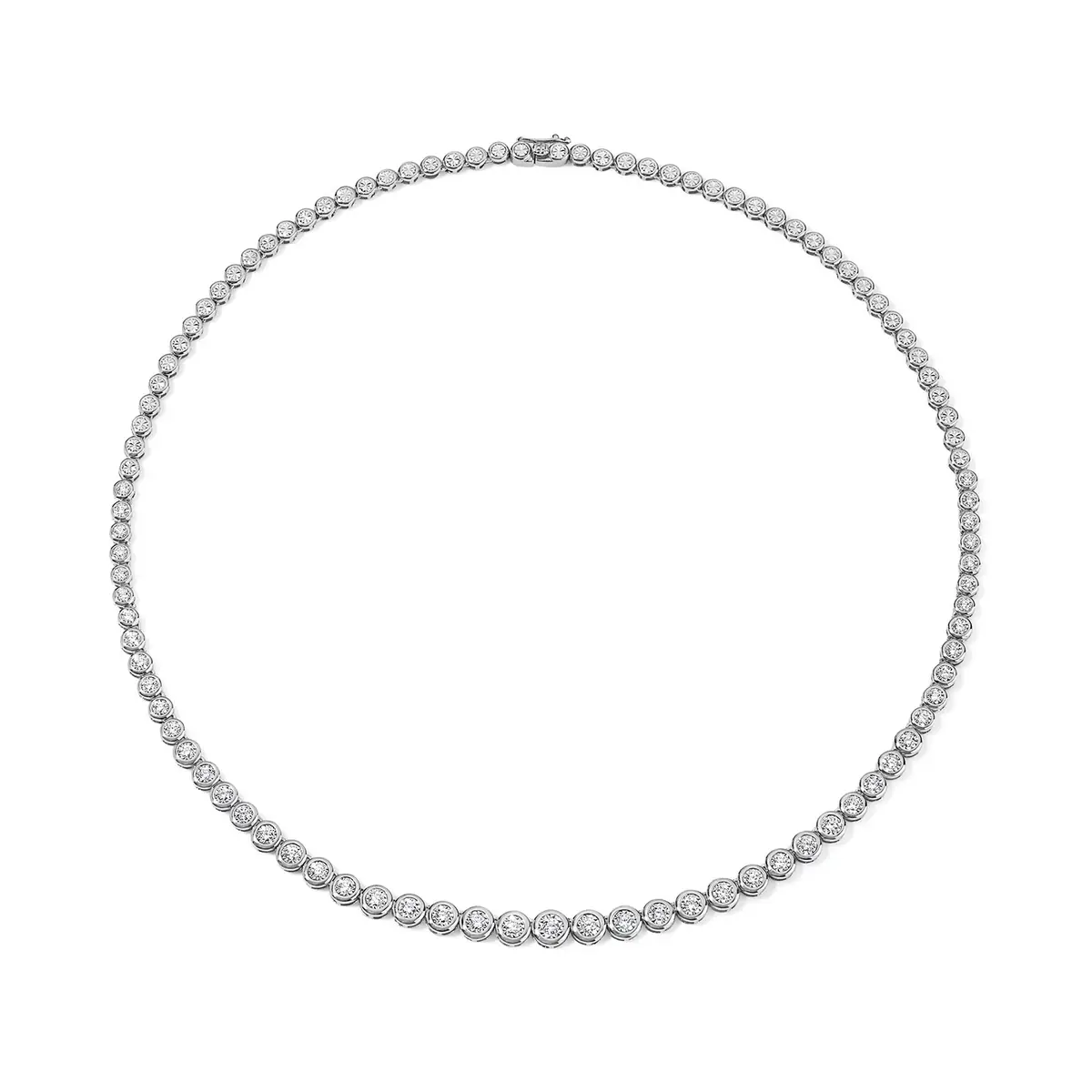 Stephanie Gottlieb Graduated Illusion Tennis Necklace | Thumbnail 2 Stephanie Gottlieb Graduated Illusion Tennis Necklace | Thumbnail 2