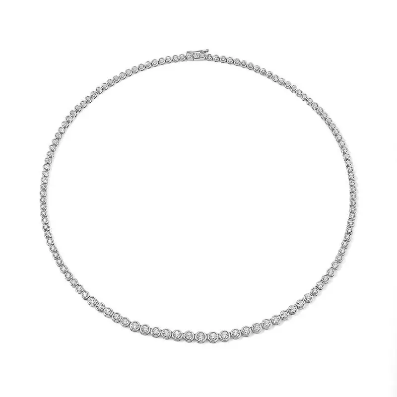 Stephanie Gottlieb Graduated Illusion Tennis Necklace | Thumbnail 6 Stephanie Gottlieb Graduated Illusion Tennis Necklace | Thumbnail 6