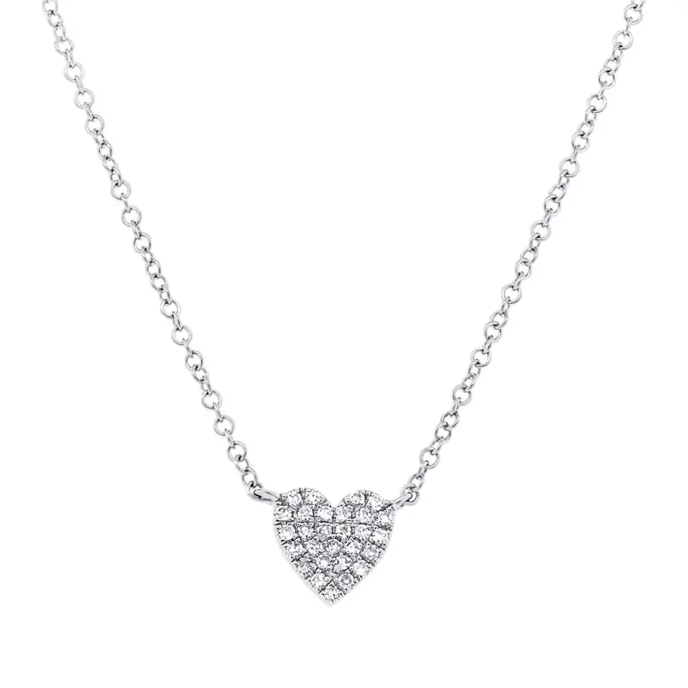 Stephanie Gottlieb Mini Pave Heart Necklace | Thumbnail 3 Stephanie Gottlieb Mini Pave Heart Necklace | Thumbnail 3