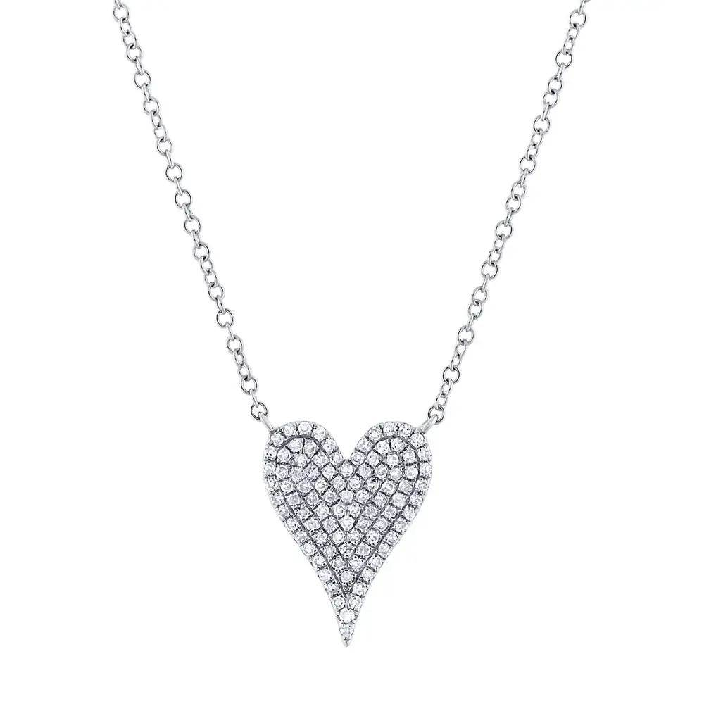 Stephanie Gottlieb Small Pave Heart Necklace | Thumbnail 2 Stephanie Gottlieb Small Pave Heart Necklace | Thumbnail 2