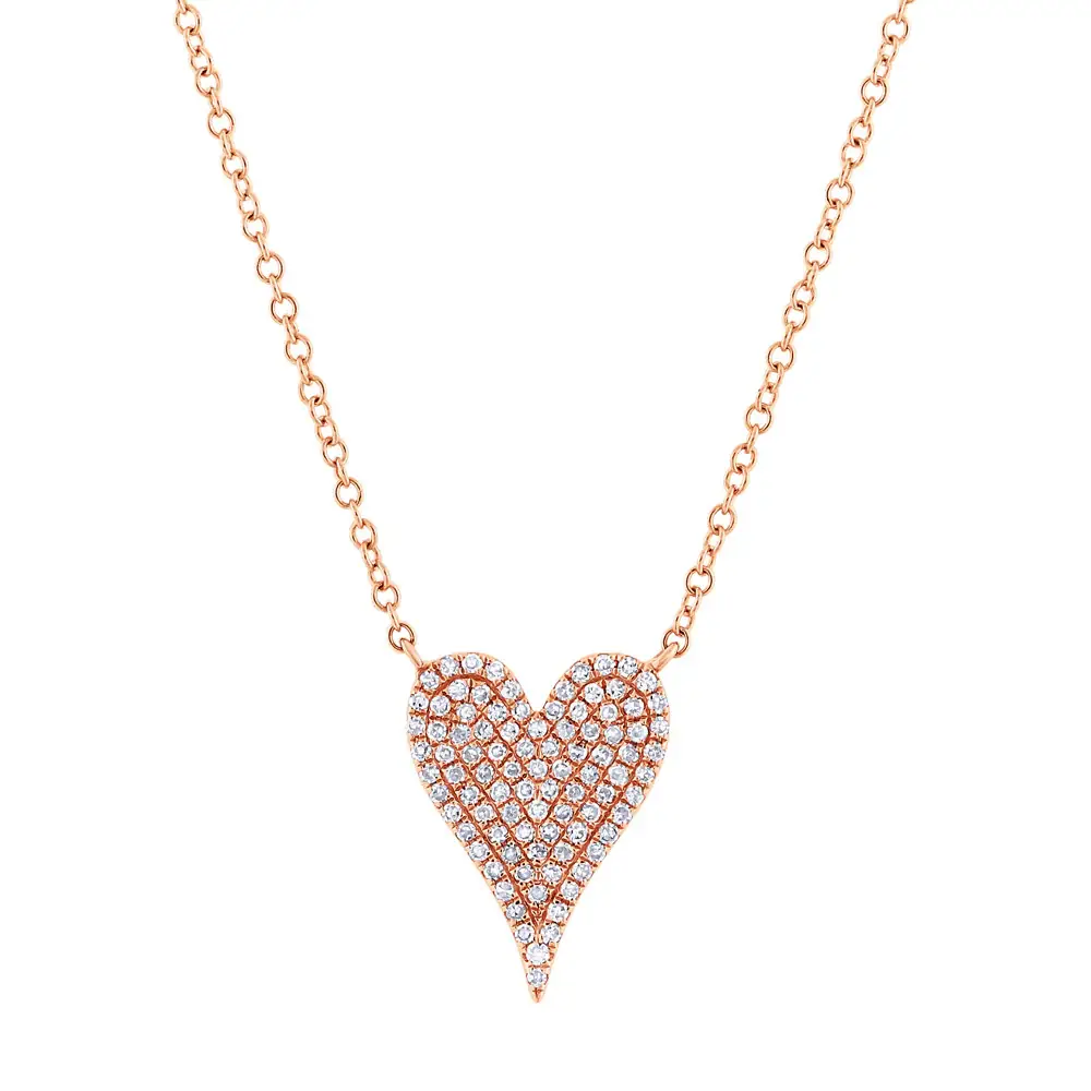 Stephanie Gottlieb Small Pave Heart Necklace | Thumbnail 3 Stephanie Gottlieb Small Pave Heart Necklace | Thumbnail 3